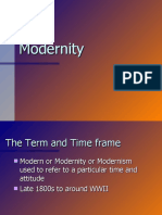 Modernity