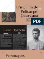 Grupo 2 - Clássicos Da Literatura - Triste Fim de Policarpo Quaresma