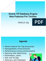 Oracle 10g New Features