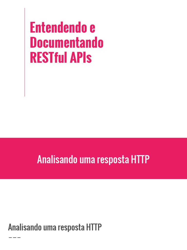 Análise de Respostas HTTP em APIs RESTful | PDF | Protocolo de ...