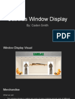Cabelas Window Display