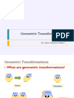 Geometric Transformations, Linear Algebra, Alexandria University