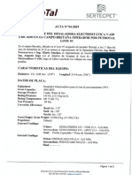 Desaladora Electrostática 1-V-420 - Acta de Cierre - Registro Fotográfic...