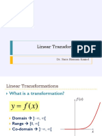 Linear Transformations, Linear Algebra, Alexandria University