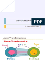 Linear Transformations 2, Linear Algebra, Alexandria University