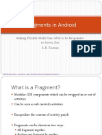F Android Fragments