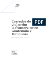 La violencia en la frontera Guatemala-Honduras