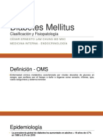 Diabetes Mellitus CL - Clasificaciã N y Fisiopatologã - A