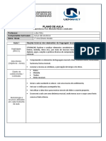 aula 1 plano de aula 1ª ANO EM