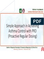 Simple Approach in Achieving Asthma Control With Proactive Regular