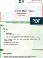 Management of Pleural Effusion