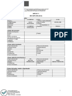 Anexo E Inscripción (Sice) Datos de La Institución Educativa