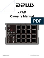 xPAD MIDI Controller Owner's Manual