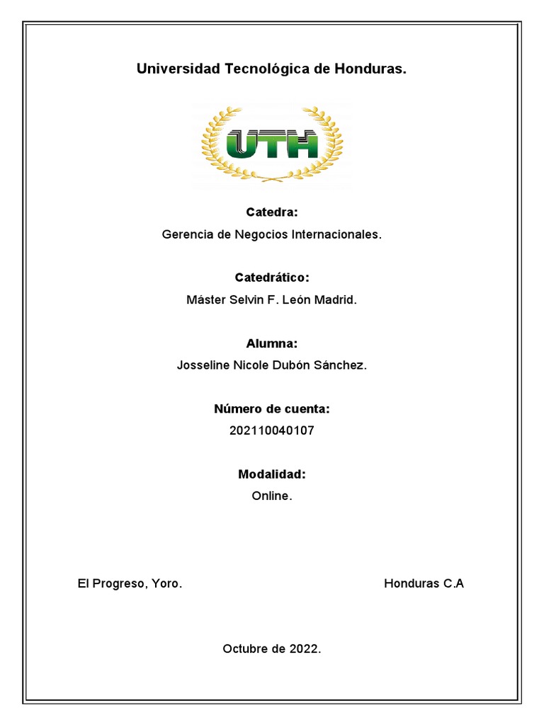 Historia de los Negocios Internacionales | PDF | Negocios ...