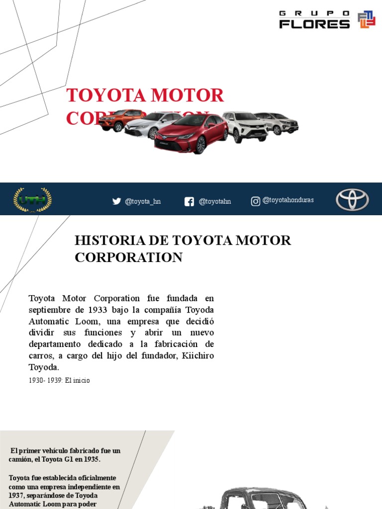 Presentación TOYOTA | PDF | Toyota | Responsabilidad social corporativa