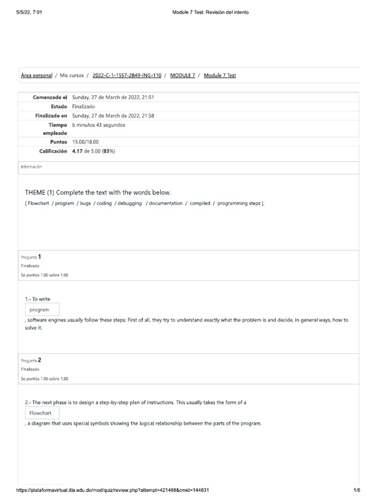 Module 7 Examen | PDF