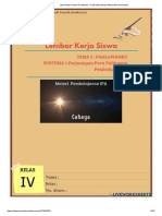 LKPD Kelas 4 Tema 5 Subtema 1 Sifat Sifat Cahaya Interactive Worksheet - Removed