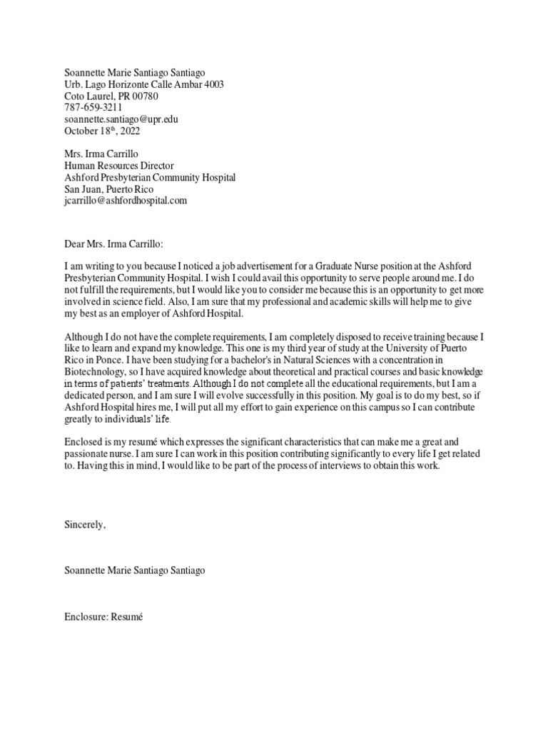 Resume and Letter Potfolio | PDF