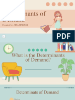 Determinants of Demand by Aira Malinab