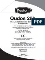 Installation Qudos 28h Installation and Service Manual