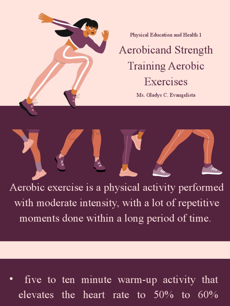 Aerobicand Strength Training Aerobic Exercises PDF Aerobic Exercise