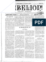 ¡Rebelión! Año II. #25 (17-08-1909)