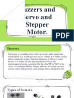Buzzers, Servos, and Stepper Motors Guide
