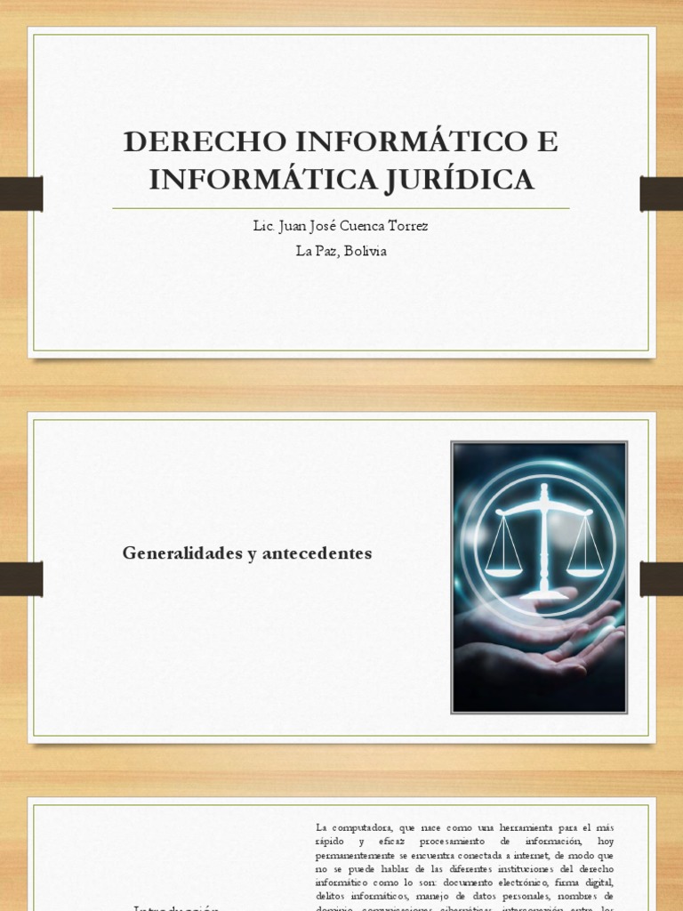 Tema 2. Derecho Informático e Informática Jurídica | PDF | Informática