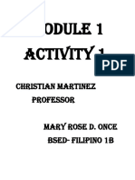 Module 1 Activity 1