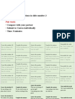 Past Tenses - 20 Questions