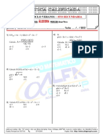 Práctica Calificada - 02 - 4° Sec. Álgebra