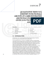 Qualitative Tests for Carbohydrates