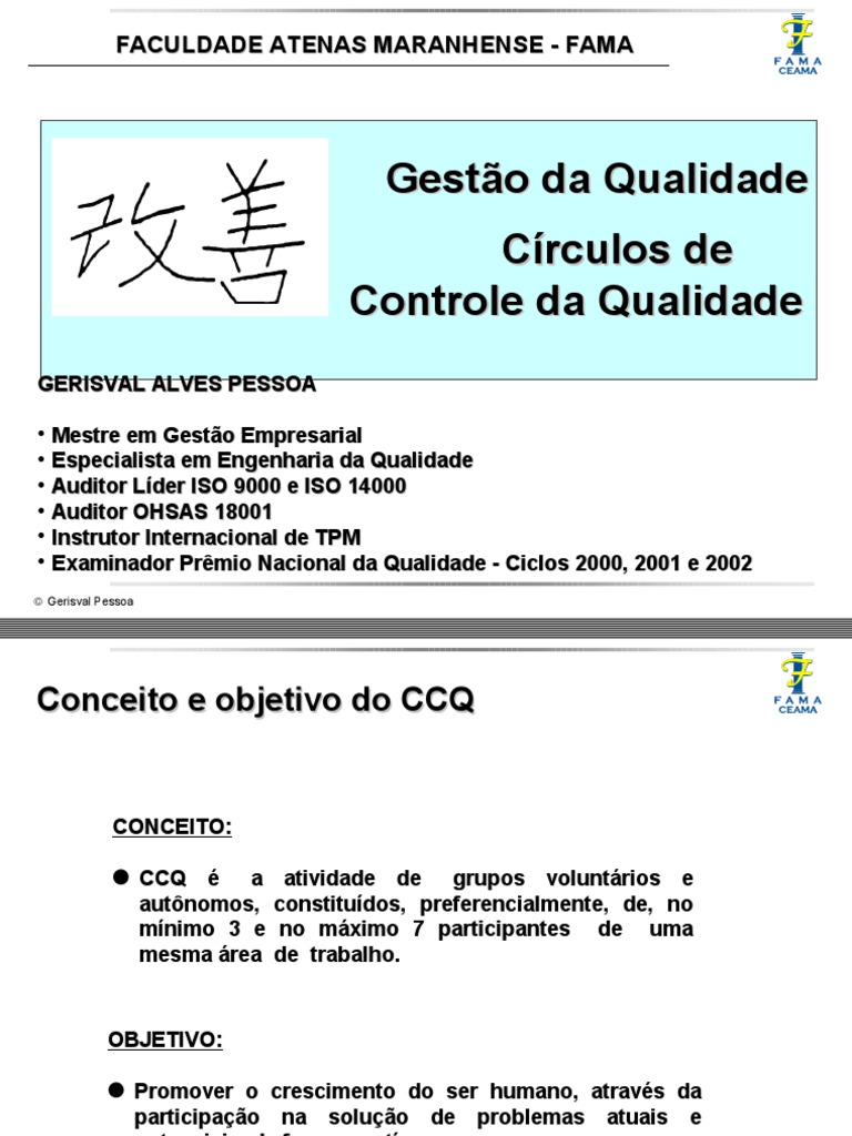 Círculos de Controle Da Qualidade (CCQ) PDF Humano Debate