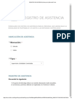 REGISTRO DE ASISTENCIAentradas