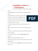 Curiosidades Sobre o Halloween