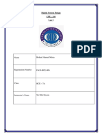 Digital System Design Lab 3