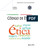 Código de Ética de Los Servidores Publicos de La Comisión Estatal de Seguridad Del Estado de Tlaxcala