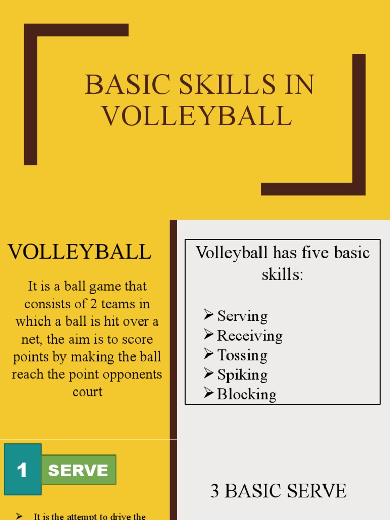 3basic Skills and Hand Signals PDF Volleyball Hand
