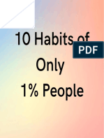 10 Habbits of 1 - People