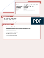 Pendidikan: Data Pribadi