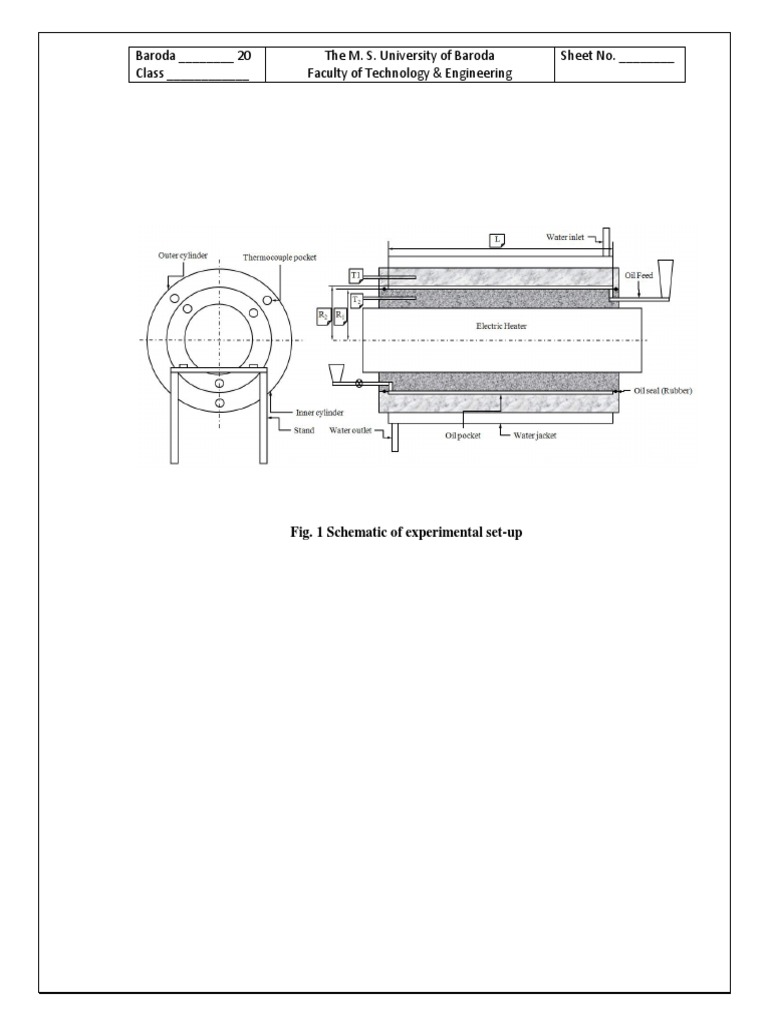 Experiment On Thermal Conductivity of Oil1 PDF Thermocouple