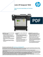 Impresora Multifunción HP Designjet T830 de 24 Pulgadas