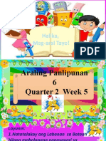 Araling Panlipunan 6 q2 w5 d2 No Video