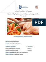 Práctica Coliformes Microbiología Sanitaria