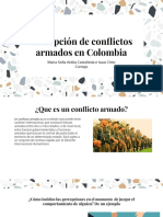 Percepcion de Conflictos Armados en Colombia
