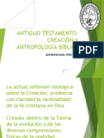 Antropología Cristiana Antiguo Testamento y Creación