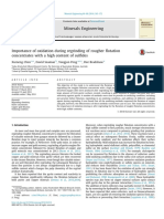 Importance of Oxidation During Regrinding of Rougher Flotation Concentrates With A High Content of Sulfides 2014 Minerals Engineering