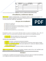 El multímetro: Guía básica de uso y mediciones