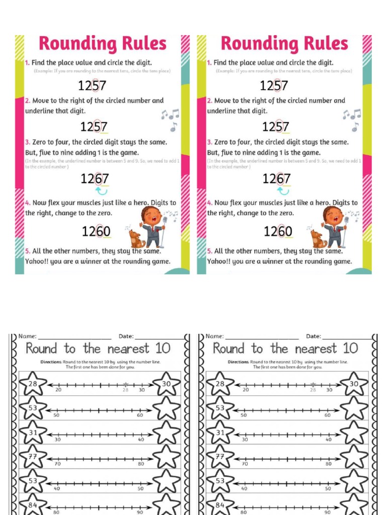 Worksheet 5to Rounding | PDF