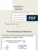 L-5 Microeconomics Elasticity